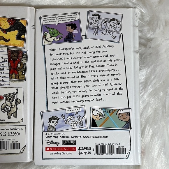 Star Wars Jedi Academy and Origami Yoda Books - Picture 4 of 5